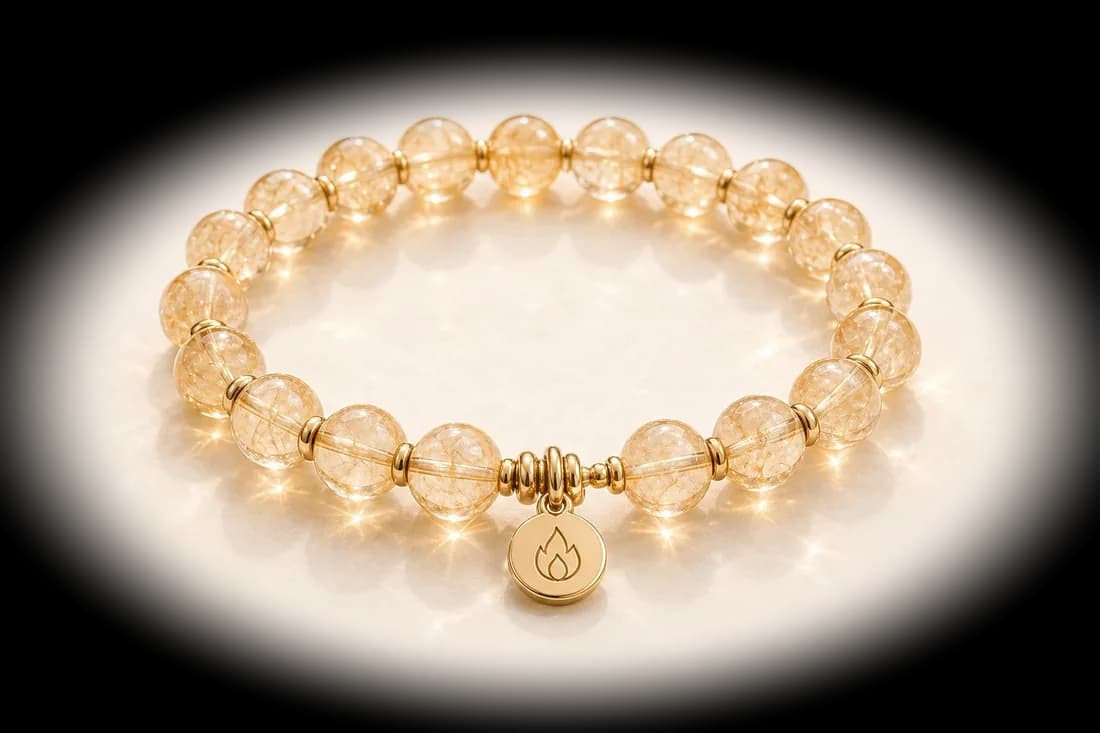 Confidence crystal bracelet