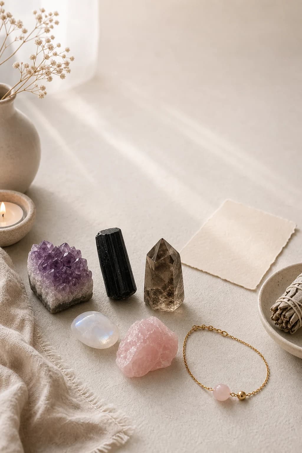 Crystals for Anxiety, Overthinking, and Emotional Protection