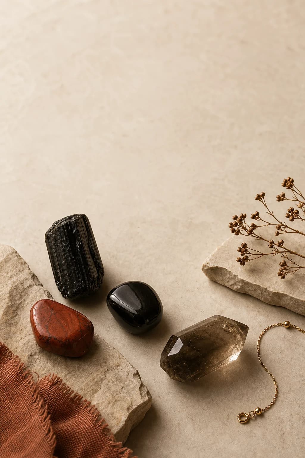 Root Chakra Crystals for Protection and Grounding